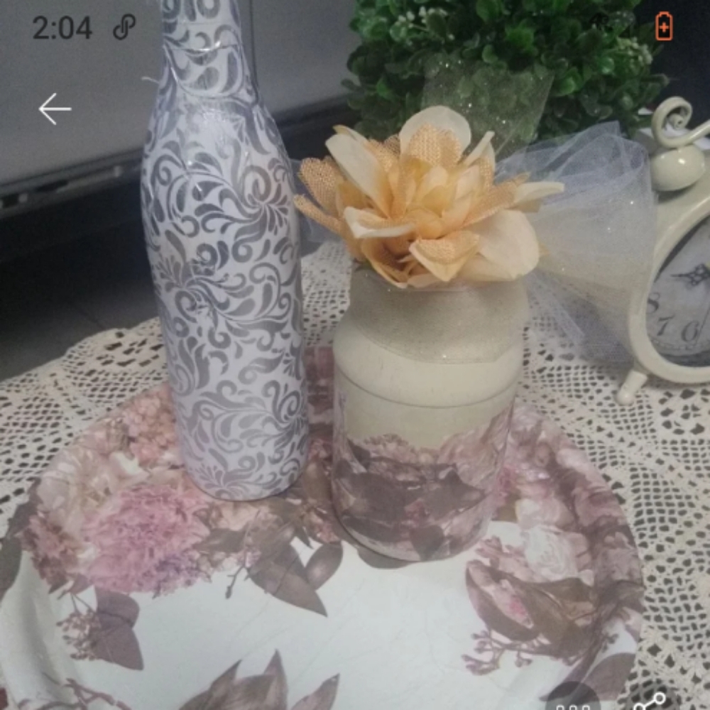 Vintage decoupage serving tray